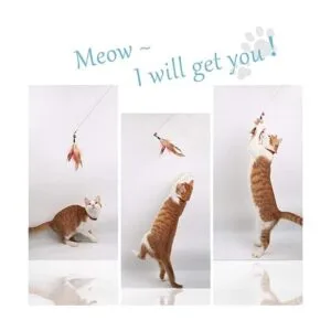 MAIYU Juguete de varita de pluma de gato paquete de 3_2