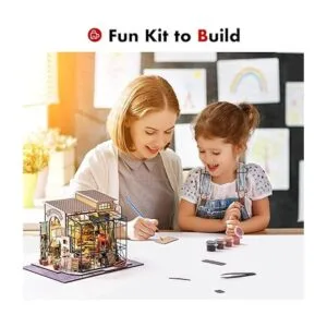 ROBOTIME Kit de casa de muñecas en miniatura para_6