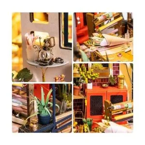 ROBOTIME Kit de casa de muñecas en miniatura para_4