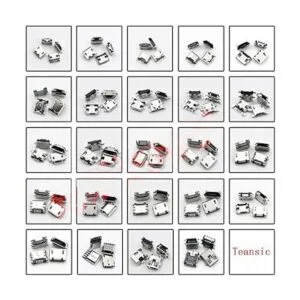 Teansic Juego de 240 conectores micro USB de 24 modelos_2