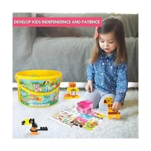 Juego de bloques de construcción de animales 122 piezas_5