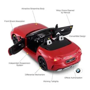 Rastar BMW RC Auto BMW a escala 114 BMW Z4 Roadster