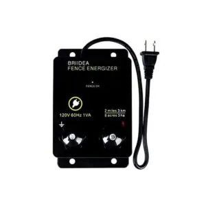 Briidea Energizador de valla eléctrica de 2 millas para_1