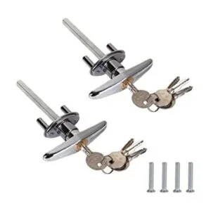 Paquete de 2 manijas de puerta de garaje manijas en T de