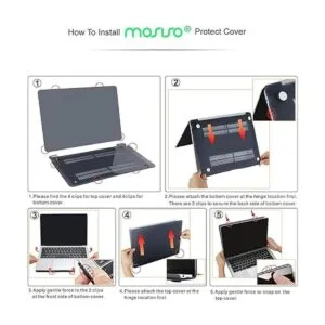 MOSISO Funda durabolsafunda de tecladoprotector de_3