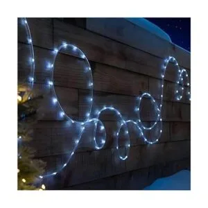 Cuerda de luces solares para exteriores 66 pies 200 leds