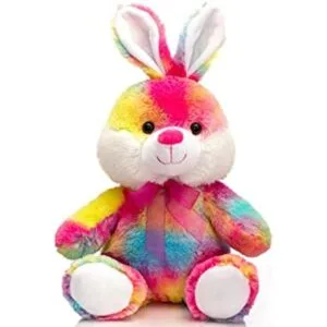 HollyHOME Conejo de Pascua de peluche con forma de
