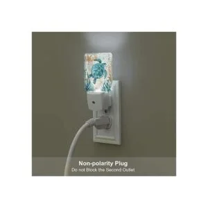 Juego de 2 luces LED nocturnas diseño vintage de tortuga_3