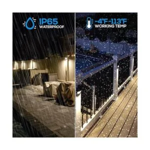 LEONLITE Paquete de 12 luces LED de bajo voltaje luz de_4