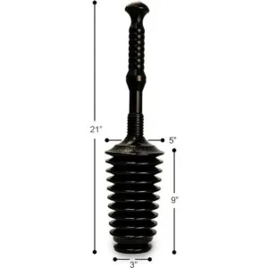 Master Plunger MP5003TB Kit de émbolo de baño con cubo