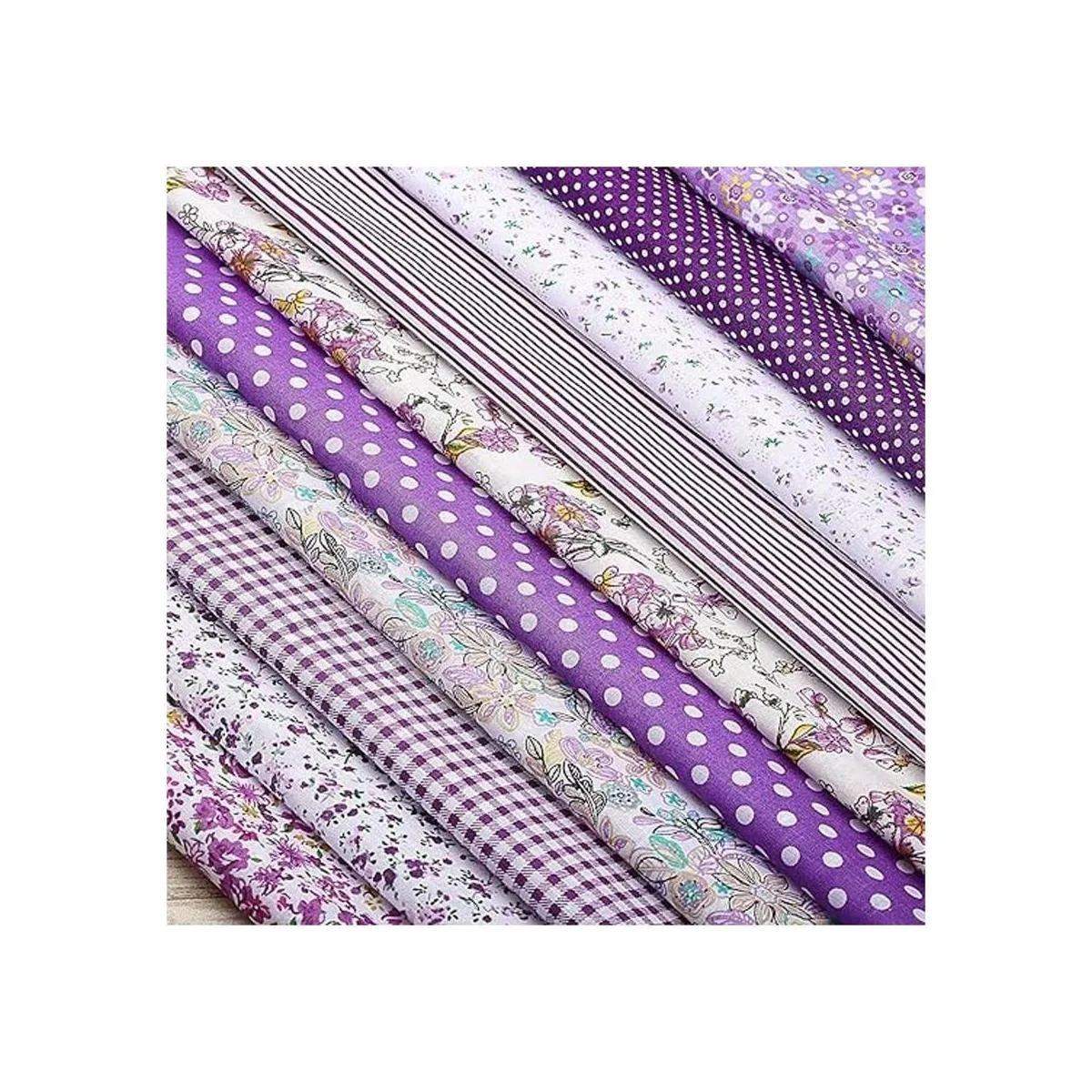 10 piezas de 20 x 20 pulgadas tela de retazos floral