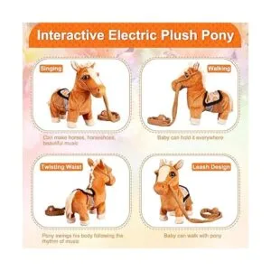 Juguete de poni para caminar cantar musical bailar_2
