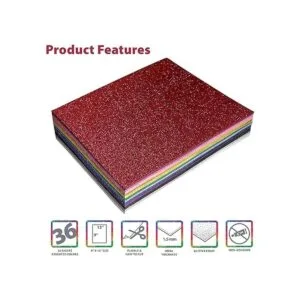 Better Office Products paquete de 36 hojas de espuma con