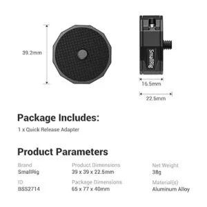 SmallRig Adaptador universal de liberación rápida para_2