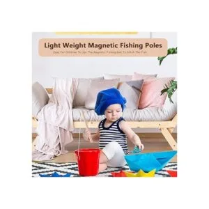 Sumind 4 postes de pesca magnéticos de madera varillas