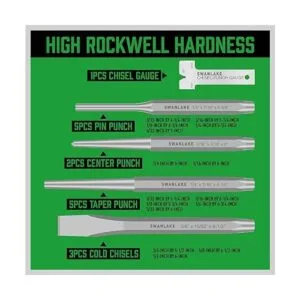 SWANLAKE Juego de 16 piezas de punzón y cincel incluye