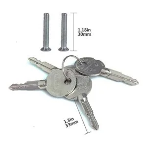 Paquete de 2 manijas de puerta de garaje manijas en T de