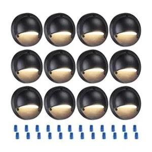 LEONLITE Paquete de 12 luces LED de bajo voltaje luz de_1