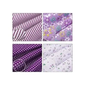 10 piezas de 20 x 20 pulgadas tela de retazos floral