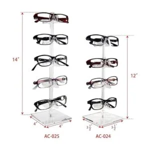 Mooca Soporte de acrílico para gafas de sol 5 unidades_6