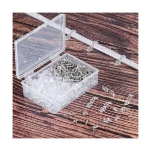 200 Pieces Led Strip Lights Clips Light Mounting Clips One_3