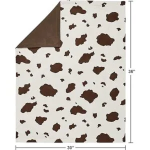 Sweet Jojo Designs Wild West Cow Manta de seguridad para_4