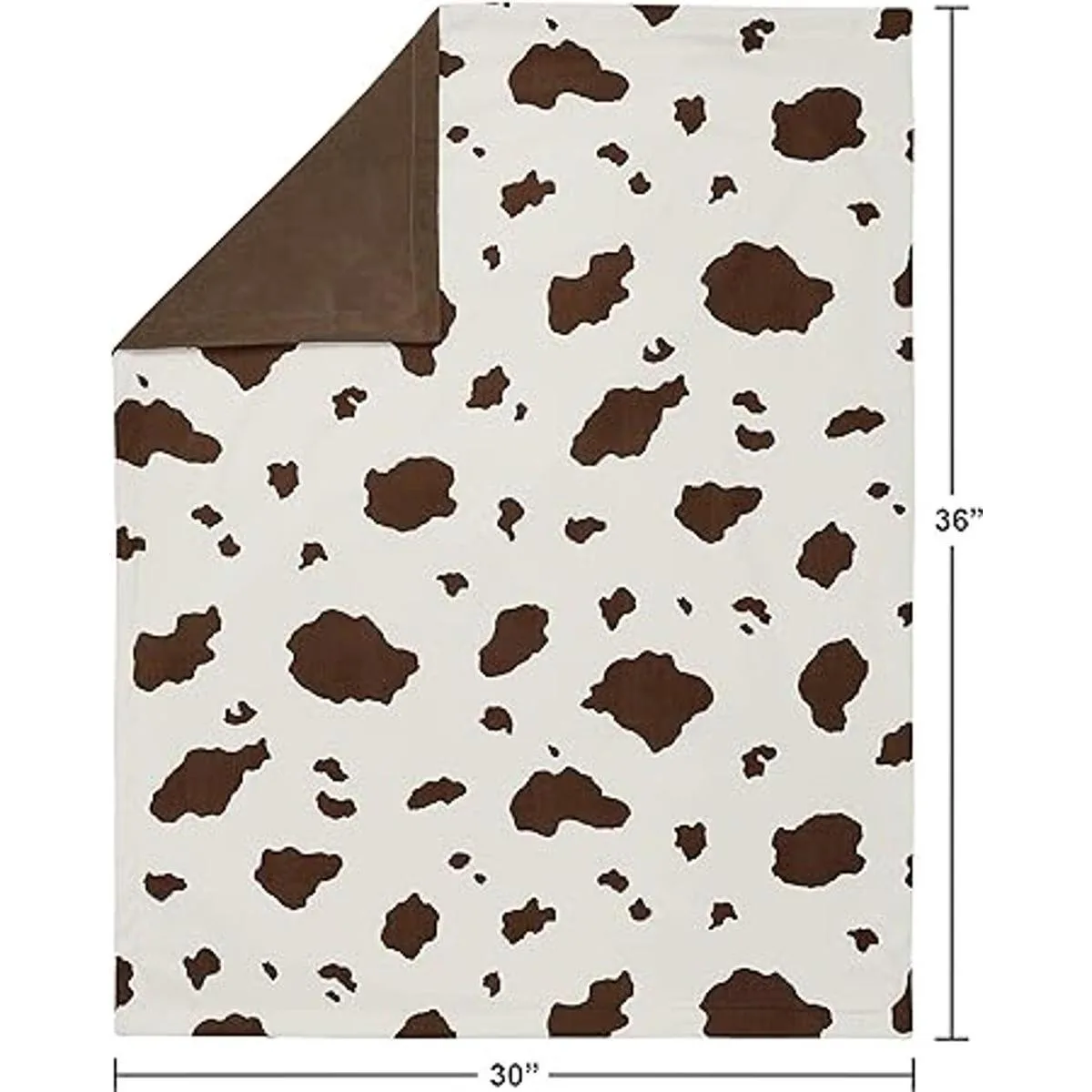 Sweet Jojo Designs Wild West Cow Manta de seguridad para_4