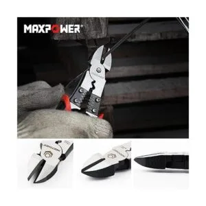 MAXPOWER Juego de 3 alicates cortador de crimpadora_5