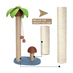 Barelove Cuerdas de sisal para gatos cordel natural para