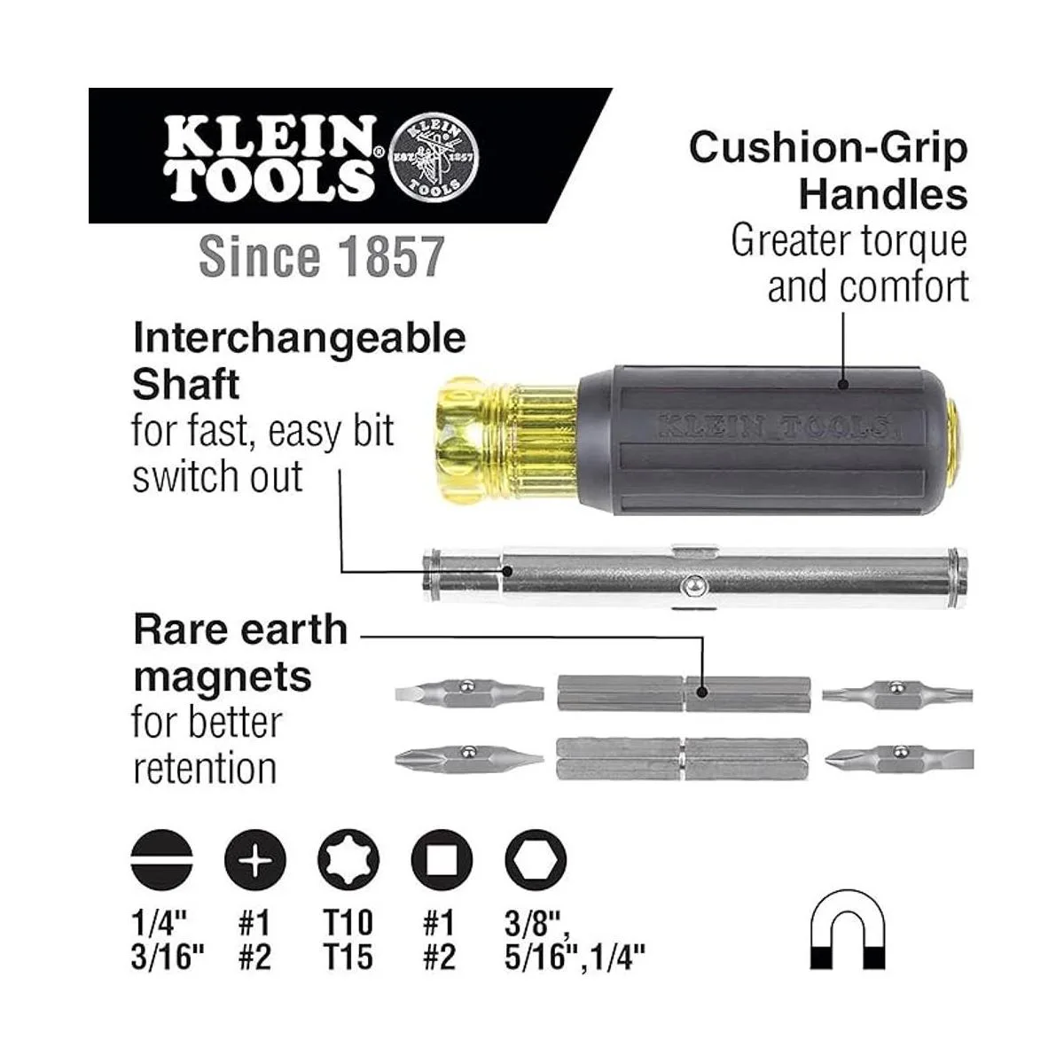 Klein Tools 32500MAG Destornillador magnético_2