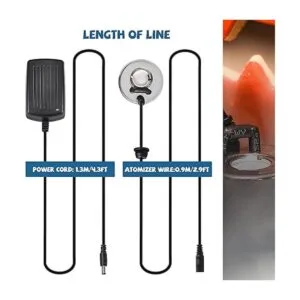 Mxmoonant Mist Maker Mister ultrasónico de aluminio con_5