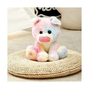 Glow Guards Peluche de cerdo arcoíris iluminado de 12_2