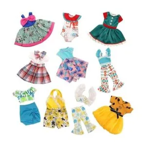 BM 10 juegos de ropa de muñeca americana de 14.5 pulgadas_2
