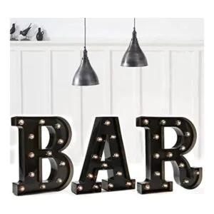 Oycbuzo Letras con iluminación Led letras del alfabeto_1