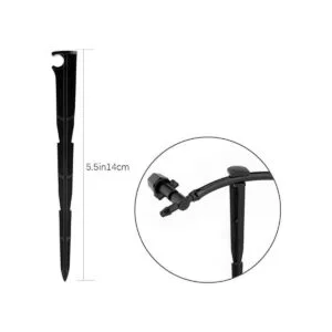 50 estacas de plástico para tuberías de goteo de 14