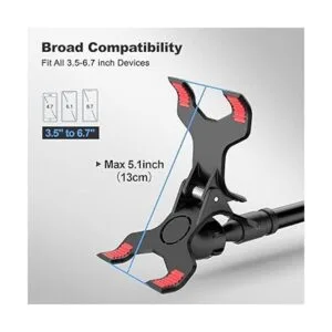 Soporte universal de cuello de cisne para teléfono