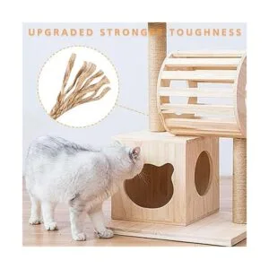 Barelove Cuerdas de sisal para gatos cordel natural para