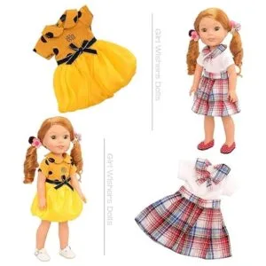 BM 10 juegos de ropa de muñeca americana de 14.5 pulgadas_4