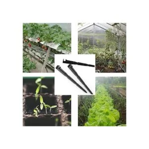 50 estacas de plástico para tuberías de goteo de 14