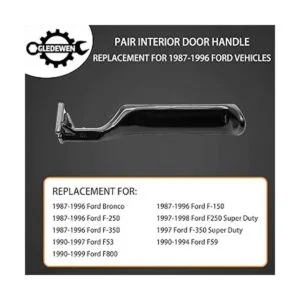 Manija de puerta interior de metal para el lado del_3