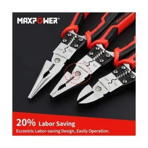 MAXPOWER Juego de 3 alicates cortador de crimpadora_2