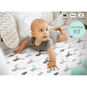 GRSSDER Juego de 2 sábanas bajeras de punto jersey_3