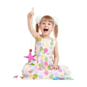 Sumind 4 postes de pesca magnéticos de madera varillas