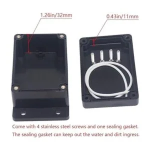 Raculety Paquete de 2 cajas de proyectos IP65 caja de_4