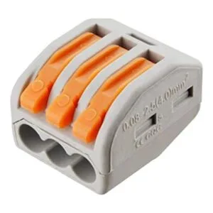 Conector de cable de tuerca de palanca 3 puertos PCT213_1