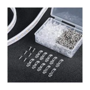 200 Pieces Led Strip Lights Clips Light Mounting Clips One_4