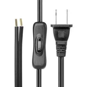 El cable de lámpara tiene interruptor de botón UL304_3