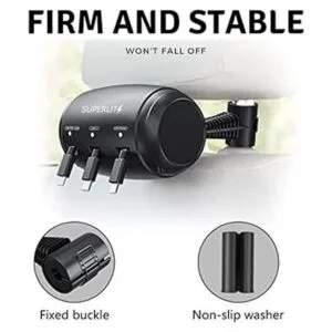 SUPERLIT Caja de estación de carga para automóvil 3 en 1_3