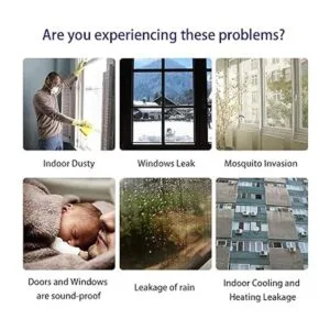 TAROSE Tira de cierre de silicona para puerta 16 pies de_4