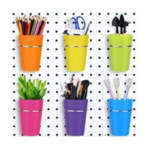 Juego de 6 cubos de clavijas con anillos accesorios de